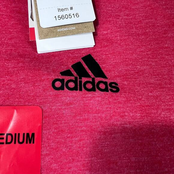 ✨Adidas Men Performance T-Shirt 2-Pack Blue Red Heather Size M NWT Training Tee - Picture 4 of 9